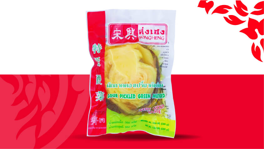 Sour Pickled Green Mustard 350 g (Traditional)
