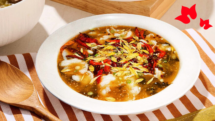 Fish Soup with Pickled Mustard Greens